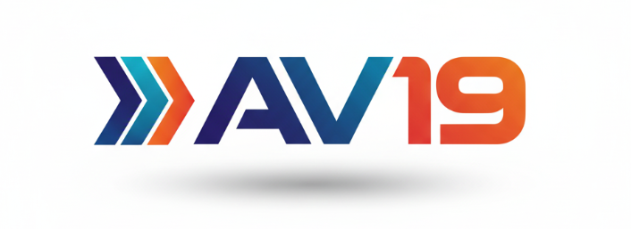 역동적인 AV19 로고 역동적인 AV19 로고
