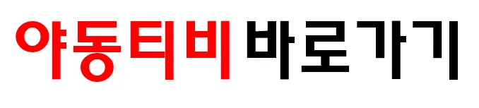 야동티비 바로가기