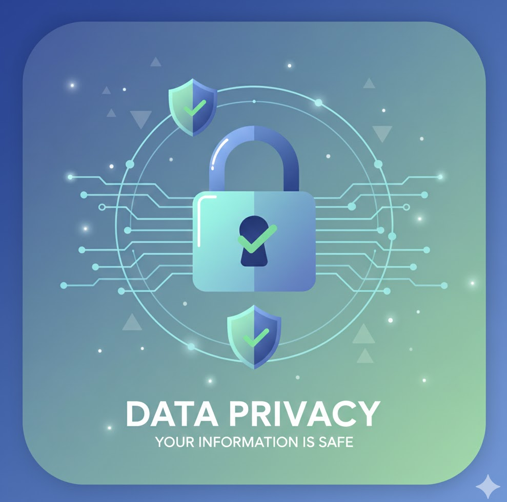 개인정보 보호를 상징하는 그래픽. 