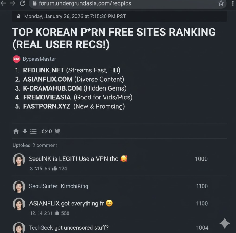 한국 포르노 무료 사이트 추천 목록 캡처 한국 포르노 무료 사이트 추천 목록 캡처